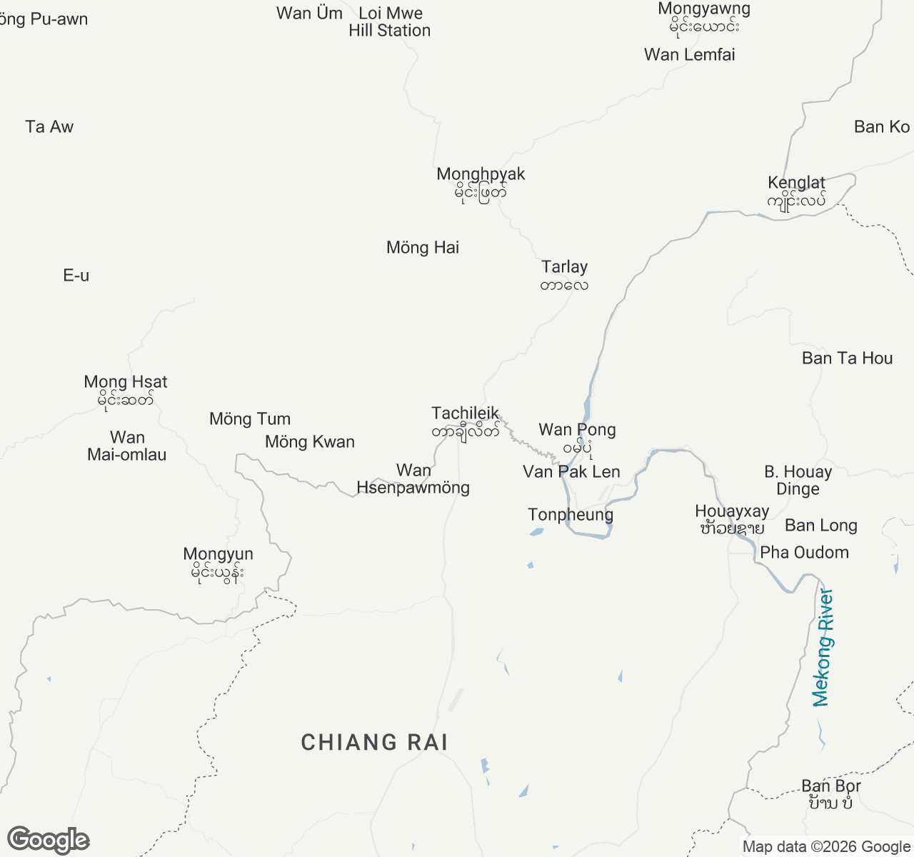 Map of Mae Sai